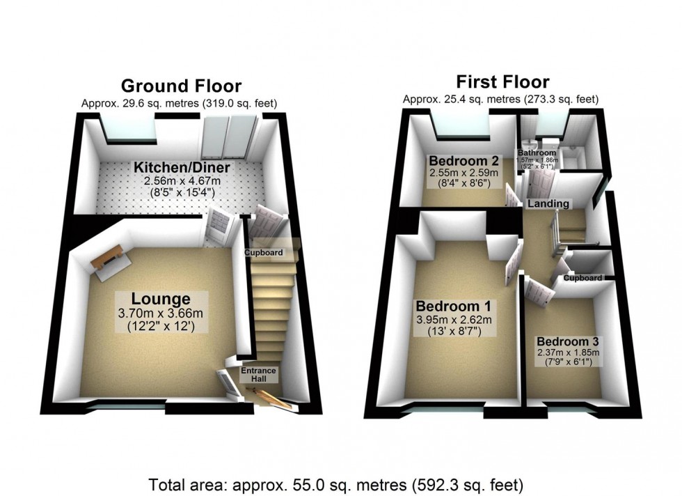 Floorplan for Pinewood Drive, Camblesforth, Selby